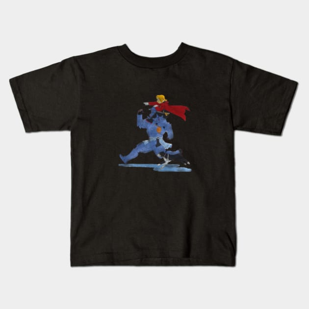 Full Metal Alchemist  Vintage Kids T-Shirt by notthatparker